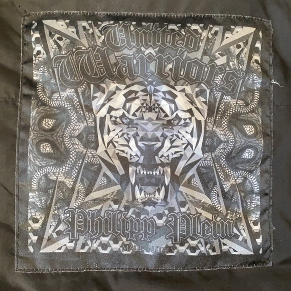 🎉HP 🎉 Philipp Plein Camo Studded Jacket - Picture 12 of 13